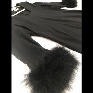 Calvin Klein 60s inspired Black Cocktail Dress